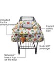 Boppy Shopping Cart And High Chair Cover  360 Degree Coverage  Vegetables