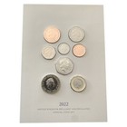 2022 Definitive 8 Coin Set 1p To   2  Royal Mint Bu Cutt-off Set