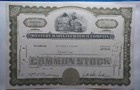 45 Shares Stock Certificate For Western Maryland Railway Company 1965