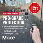 Mace Pepper Spray Self Defense Long Range 10 Oc Formula With Keychain Clasp