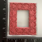 Clear Acrylic Block Floral Flower Leaf Frame Rubber Stamp