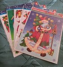 Christmas Window Clings 2006 Never Used Set Of 5 Decals Stickers Santa  1