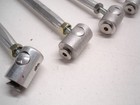 6 Nascar Aluminum Rear Spoiler Mounts Braces Adjusters Race City Machine  436