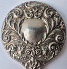 Vintage Ornate Silver Plated Hand Mirror Vanity Collectible Aesthetic Victorian
