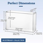 Acrylic Display Case For Pok  mon Upc Mega Charizard Magnetic Dustproof Protector