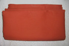 Vintage 60s Textile  Rainy Daze Waterproof Poplin Rainwear Burnt Orange Fabric