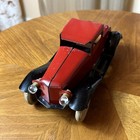 Wyandotte Pressed Steel   Untested Headlights  Coupe Toy 1930s Red Black Scarce
