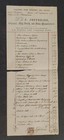 1872 Antique Wapping Iron Foundry Bristol Me Ship Thomson Rev Stamp Jefferies
