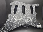 Cheech Marin   Tommy Chong Signed Electric Guitar Pick Guard Jsa Coa