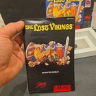 The Lost Vikings  super Nintendo   Snes  Authentic Box  With Manual Only