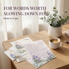 Elegant Floral Stationary Set Letter And Envelopes With 4 Unique Designs  Lined