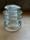 Vintage Hemingray Clear Glass Electrical Insulator  No  56 - Made In Usa