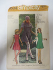 Vtg 70 s Simplicity 9804 Mini-dress W  Sleeve Interest Sewing Pattern Women Jr