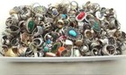 Bulk Sale   Mix Gemstone Ring Wholesale Lot 925 Sterling Silver Plated Rings