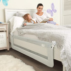 59 Inch Extra Long Toddler Bed Rails - Baby Bed Rail Guard For Kids  Twin  Full 