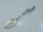 Sterling Silver Chas M Robbins Souvenir Spoon Figural Fish   Oar Catalina Island