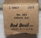 Vintage Red Devil Metal Cutter For Cloth Or Paper Circles Up To 12 