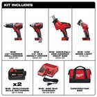 Milwaukee 2695-24 M18 18v Cordless Power Tool Combo Kit With Hammer Drill New