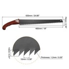 18  Hand Pruning Saw With Straight Blade Wood Handle For Camping Garden