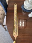 Vintage Metrax Belgium 44    Wall Tapestry Brassoriginal Stickers Gold Earth Tones