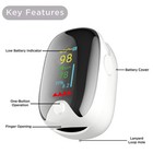 Blood Glucose Monitor Led Display Fingertip Oximeter For Adults Seniors Uk