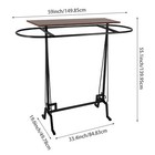 Clothing Display Stand  Clothing Rack  Commercial Clothes Hanging Rack Black