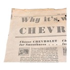 Chevrolet Six   Pontiac Rocket 1930 Full Page Newspaper Ad New York Vintage Car