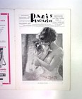 Vintage Paris Magazine November 1931 Woman Fashion Scarf French Periodical