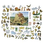 Wooden Jigsaw Puzzle For Adults By Foxsmartbox - 420 Pieces - The Tower Of Babel