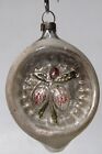 Vintage Antique Glass Berry Embossed Indent Drop Christmas Ornament Germany