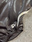 Gk Elite Gymnastics Dance Tank Leotard Black Silver Foil Shimmer Cm Child Medium