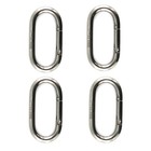 4pcs 1 4 Inch 2 36 heavy Duty Carabiner Clip Spring Snap Hooks Spring Clips