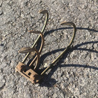 Vintage Original 4 Tine Push Plow Garden Cultivator Attachment Hoe Cast Iron   3