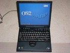 Vintage Ibm Thinkpad T23 Laptop With Rare Os 2 Warp 4 And Dos Dual Boot  Works