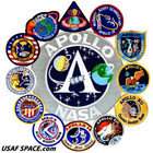 Authentic Ab Emblem - Apollo Program Mission s - Nasa Patch Collage - Usa - Mint
