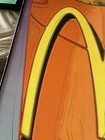 90s Mcdonalds French Fry Restaurant Advertising Sign Andy Warhol Lining  42x28 