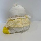 Vintage Fisher Price Puffalump Duck Plush Yellow White Dress Stars Nylon