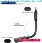 Usb C To Micro Usb Adapter   2 Pack  Type C Female To Micro Usb Male Charger Con