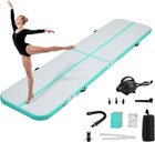 13 Ft Inflatable Gymnastics Mat Track Tumbling Electric Pump Yoga Gymnastics