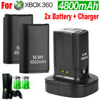 Rechargeable Battery Pack   Charger Cable Dock For Xbox 360 Wireless Controller