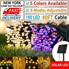 Outdoor Solar String Lights Waterproof Garden Yard Decor Led Christmas Lamp Lawn