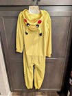 Pok  mon Pikachu Kid s Footie Pajamas Size 8 Halloween Costume Unisex