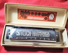 Hohner Koch Harmonica Key Of G  Vintage 980 40  With Box  in Good Condition 