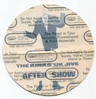 Vintage 1989 Kinks Concert Backstage Pass After Show Cleveland Oh Ohio