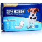 50 Pack Waist Disposable Dog Diapers Male Wraps Belly Bands Pet Soft small Size 