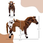Ride On Horse For Girls And Boys  Plush Horse Gift  Interactive Toy For Kids