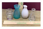 Lot Of Four Vintage Small Different Bud Vases