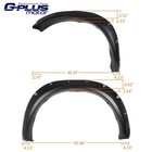 Pocket Style Rivet Bolt On Fender Flares Fit For 09-22 Dodge Ram 1500 Black New