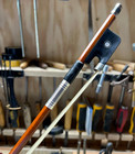 Full Size Cello Bow 4 4 Brazilwood Stick Ebony Frog Straight Real Horsehair