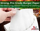  1000 Pack  Waxed Patty Paper Squares For Hamburgers   Deli By Avant Grub